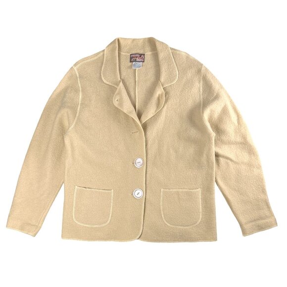 April Cornell Wool Cardigan, Women's Cottagcore Shacket, Size M/L - Picture 3 of 13